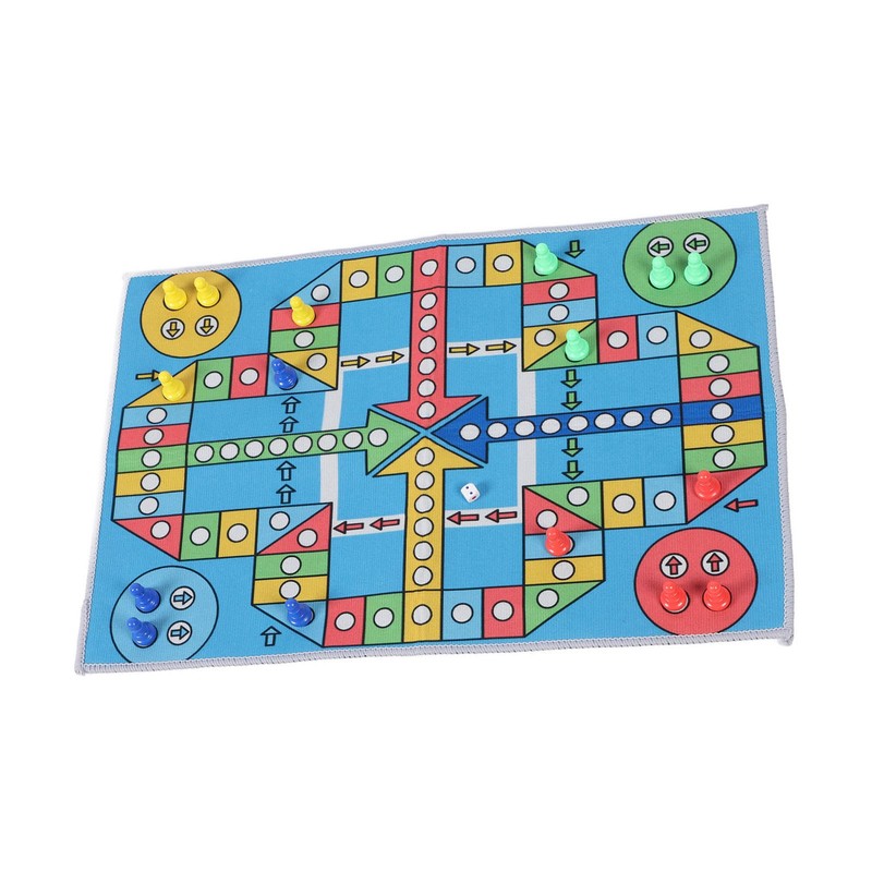 Flying Chess Game Carpet Flying Chess Playmat Family Interactive Toy