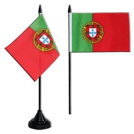 Flaggenfritze Portugal Table Flag + Free Sticker
