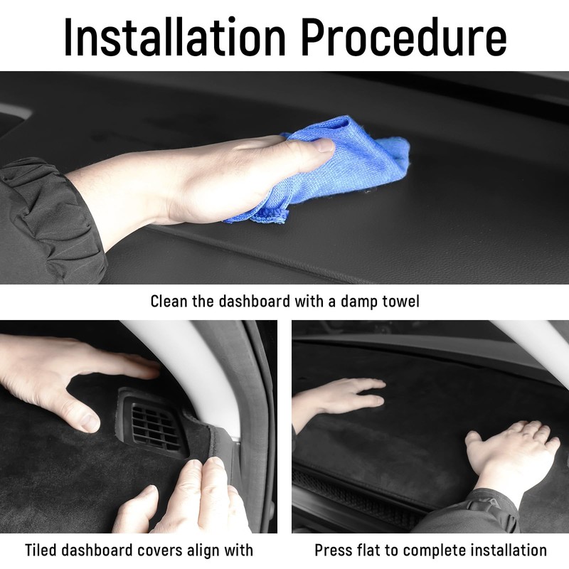 YOJOJOCO Dash Cover for Chrysler Pacifica 2017-2025 2026 Accessories Flannel