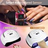 DMJWAN UV Lamp for Gel Nails, Professional Nail 380 W