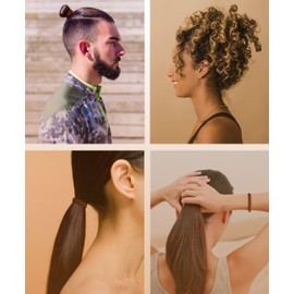 Soul Projekt Auburn Hair Bobbles 60 Pack 4mm, Hair Bands for Women and Girls, Bobbles for Red and Ginger Hairs, Ladies Coloured Hairband Accessories, Snag Free Kids Hairties