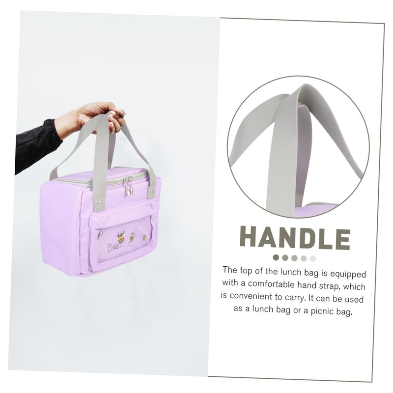 CIYODO Handheld Food Box Bag Picnic Box Pouch Reusable Lunch