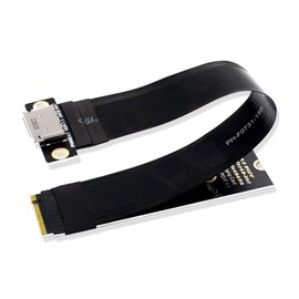 CY 2280 NGFF PCI-E4.0 M.2 M-Key to Oculink SFF-8612 SFF-8611 Host Cable 15cm for NVME U.2 SSD Egpu