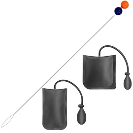 2PCS Air Wedge Bag Max Load 300 Pounds Pressure Heavy Duty Button Master Stainless Steel Emergency Tool