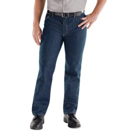 Red Kap mens Classic Work jeans, Prewashed Indigo, 42W x 30L US