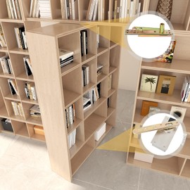 TABODD 300KG Bearing Door Pivot Hinges, Pivot Hinge System with Door Ball Catch Invisible 360 Degrees Door Pivot Hinge System Up and Down Axis Hidden Door Hinges for Revolving Door Wooden Door