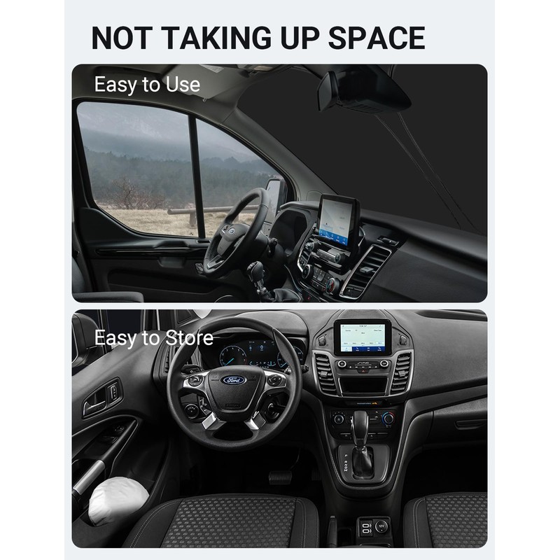 Front Windshield Sun Shade Foldable Sunshade Protector Custom Fit 2022