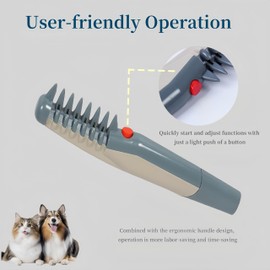 Lifweb Mataway E-Comb, 2 In 1 Knot Out Removal Pet Grooming Comb,Glosrity Mataway,For Dogs Puppies Cats(1pcs)