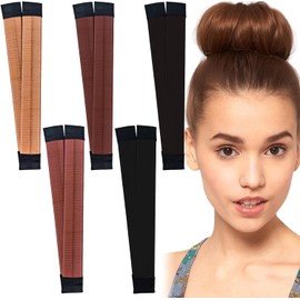 10 PCS Hair Bun Maker, Easy Bun Maker for Long Hair, Donut Bun Maker DIY French Twist Hair Fold Wrap Snap Hair Accessories for Women Girls (Multiple colors, One size)