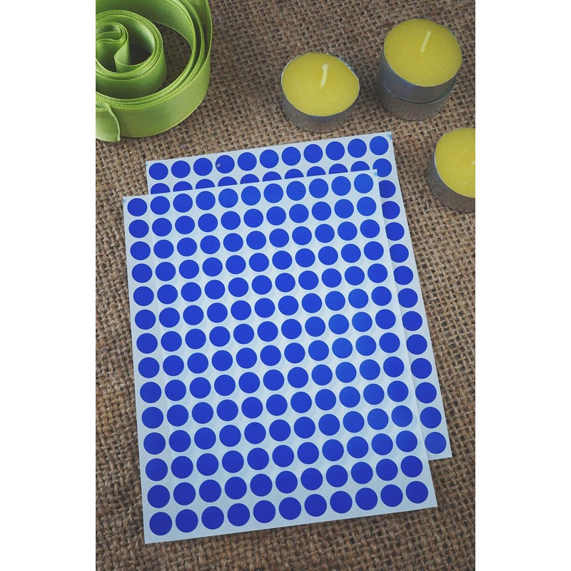 Round Colour Code Labels (1 cm) - 2100 Pack, Small