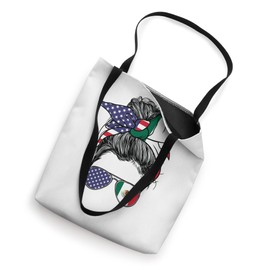 Mexican Women Girl USA Heritage American Mexico Flag Tote Bag