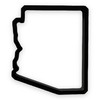 Arizona State Cookie Cutter with Easy to Push Design (4