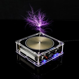 AwObEpl Spark Gap Arc Generator,Teaching Experiment Model,Bluetooth Music Arc,Stable Musical Coil Kit,Wireless Transmission Bluetooth Music Coil for Teaching Aids Presents