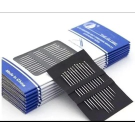 12 Pcs Hand Sewing Needles, Handle Sewing Needle Set, Assorted Sizes Embroidery Mending Craft