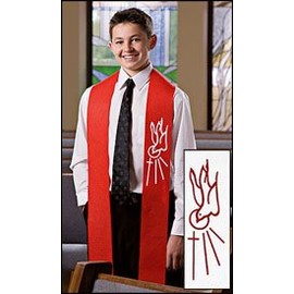 Autom Descending Dove Confirmation Stole (Pack of 10)