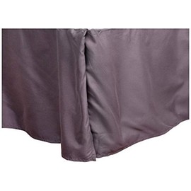 Sweet Home Collection 1500 Thread Count 14" Drop Microfiber Bed Skirt/Ruffle Egyptian Quality, Queen, Gray