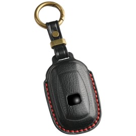 [smasol] Smart Key Case Key Cover Genuine Leather Freed GT Series / N-BOX / N-BOX Custom (JF5 / JF6) / Odyssey RC5 Compatible (Honda Honda Compatible Product) Design By Model Accessory (3D Premium Genuine Leather / 4 Button A Black)