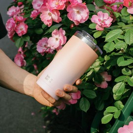 BOTTLE BOTTLE Tumbler with Lid, No Overflow, 20.9 fl oz (600 ml), Large Capacity Water Bottle, Double Wall Stainless Steel, Coffee Bottle, Vacuum Insulated, Cold Insulated, Straw, Direct Drinking