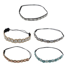 Outanaya 6pcs Elastic Hair Band Laundry Metal Bucket Barber Mats for Clippers Shoe Sole Replacement Brown Stretch Hair Bands Automotive Grab Handles Chinese Balls Headgear Miss Hand Sewing