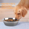 Slow Feeder Dog Bowls Insert, Animire Soft Silicone Slow Eating