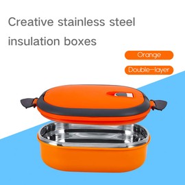 Steel Tiffin Lunch Box,Stainless Steel Insulated Food Storage Supper Dinner Lunch Box, Leakproof Bento Lunch Box, Insulation Box Stainless Steel Insulation