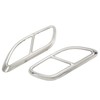 2PCS Quad Exhaust Tip Cover Tail Throat Decoration Replacement for