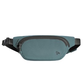 Travelon Anti-Theft The Voyages Waist Pack, Slate Blue, 11" W x 6" H x 2.5" D, Travelon Anti-Theft The Voyages Waist Pack