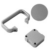 ZLYLVRC Aluminium Alloy Handle Rectangular Pull Handle Hole Extrusion Profile