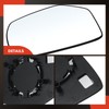 A-Premium Right Passenger Side Non-Heated Mirror Glass with Backing Plate