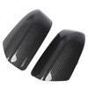 2PCS Side Mirror Cover Left Right Carbon Fiber Pattern 76201