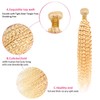 Freiuoke 32 Inch 613 Blonde Bundles Water Wave Human Hair