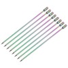 QUARKZMAN Pack of 8 Cocktail Picks Metal Reusable Cocktail Toothpicks
