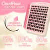 LASHVIEW CloudFloat Cluster Lashes,Lash Clusters Natural Look Cluster Lashes Extensions