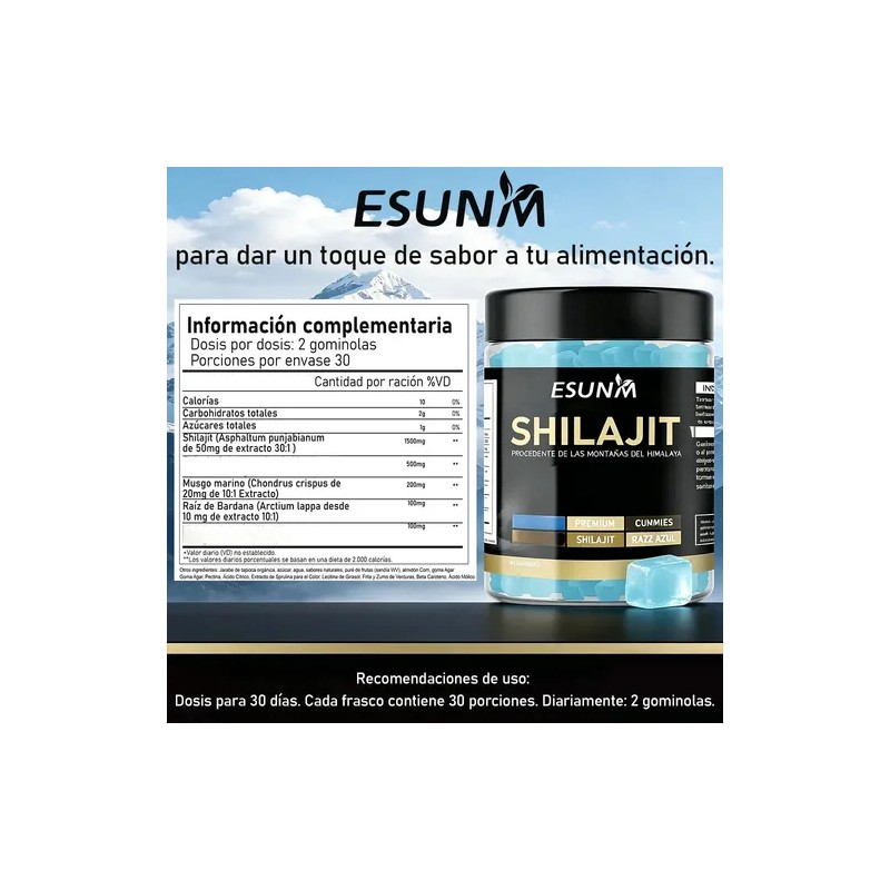Esunm Sleep Gomitas Melatonina Suplemento Natural 90 Gomitas