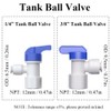 tooloflife 3/8" Tank Ball Valve, Valve Shut-Off: Inline Tap/Isolating Valve,