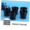 Mipcase 15pcs Hydroponic Planting Baskets Uv Resistant Pots for Aquatic