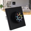 Smart Thermostat Black App Remote Control Timing Energy Saving High
