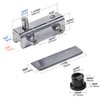 Rok Hardware Glass Door Pivot Hinge for Free Swinging Glass,