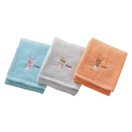 Kosugizen Face Towel, Life Select, Toilet Use, 3 Colors, 1 Piece Each, 13.4 x 31.5 inches (34 x 80 cm), Convenient Towel for Various Life Scenes, 3-Piece Set, SV-2450-3