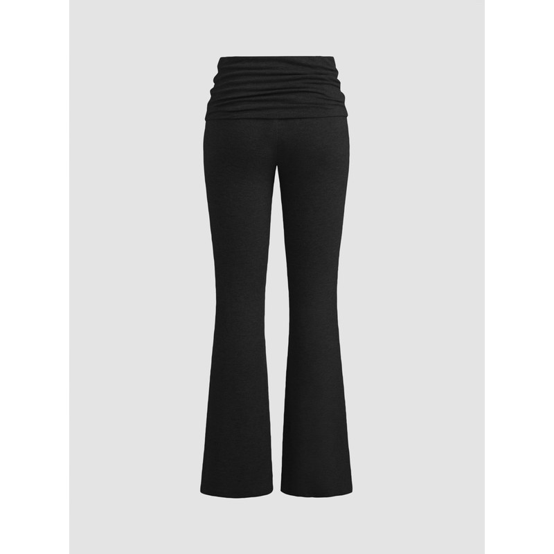 CIDER Flare Leggings for Women Low Waist Flared Trousers Jersey
