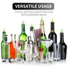 12 PCS Bottle Pourers And 12 PCS rubber pourers dust