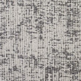 Sweet Home Collection Chair Cushion Memory Foam Pads Honeycomb Pattern Slip Non Skid Rubber Back Rounded Square 16" x 16" Seat Cover, 4 Pack, Broadway Black/White