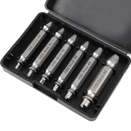 6pcs Bolt Extractor Set, Damaged Screw Extractor Bit Set for Stripped, Rounded, Broken Screws, Nuts & Bolts, screw Removal Tool, Easy Gadgets