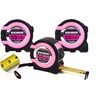 Benchmark - Pink - 3 Pack - 25 ft Tape