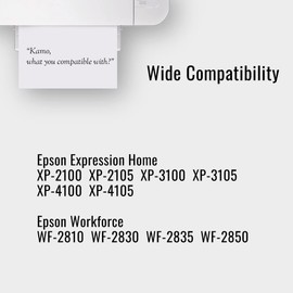 Kamo 603 XL Cartridges Multipack Compatible with Epson 603 603XL Printer Cartridges for Expression Home XP-2105 XP-2150 XP-3100 XP-3105 XP-3150 XP-4100 XP-4155, Workforce WF-2830 WF-2835 WF-2840