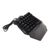 One Handed Gaming Keyboard Mouse Converter Wired 35 Keys Backlit