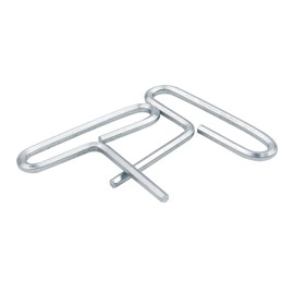 LC LICTOP 3mm Hex Dogging Key with Oval Loop, Solid Steel Allen Wrench Door Key for Push Bar Panic Exit Devices, T Handle Hex Key for Panic Bars, Exit Hardware, Commercial Door Locks 10Pcs