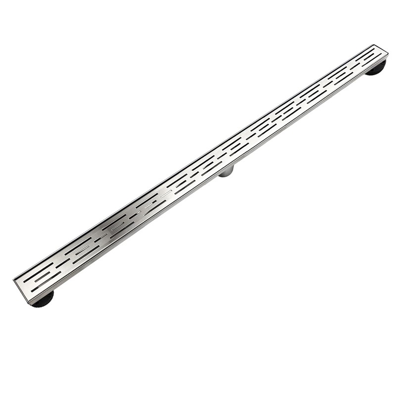 Neodrain 48 Inch Rectangular Linear Shower Drain with Brick Pattern