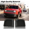 PIT66 Bumper Cover Grille, Compatible with 2015 2016 2017 Jeep