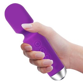 SHINEPHOENIX Body Back Relaxation Mini Cordless Massager, Multiple Speeds and Modes - for Body and Back(Purple)